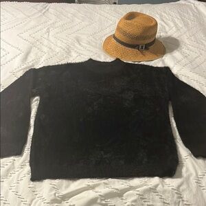 Classic Black Crew Neck Sweater